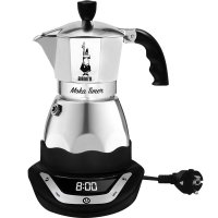 BIALETTI Moka Timer (3 порции, 120 мл) 6092 Гейзерная кофеварка электрическая