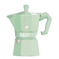 Гейзерная кофеварка Bialetti Moka Express Exclusive Green 9057, 3 чашки