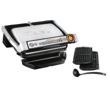 Tefal Optigrill+ GC716D12 Умный электрогриль с насадкой для вафель