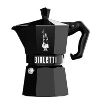 Гейзерная кофеварка Bialetti Moka Express Exclusive Black 9066, 6 чашек