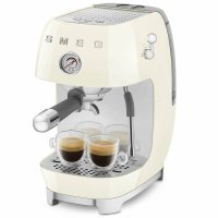 Кофеварка рожковая Smeg Macchina da Caffe Espresso Manuale 50's Style Panna Lucido ECF03CREU