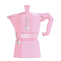 Гейзерная кофеварка Bialetti Moka Express Exclusive Pink 9064, 6 чашек